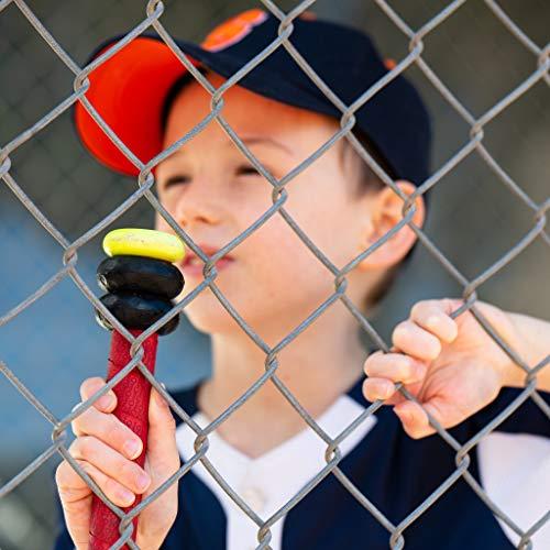 Grippi Ring Bat Grip Choke up Rings 2Pack for Youth Baseball, Softball